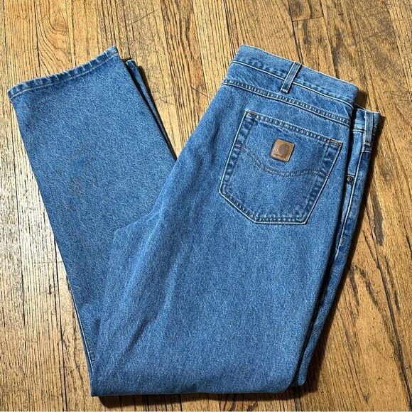 Carhartt Men's Blue Jeans - Picture 4 of 8